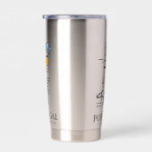 Portugal Azulejo Map Stainless Steel Travel Tumble 保温保冷タンブラー (右面)