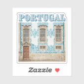 Portugal Azulejo Tiles, Travel Sticker シール (シート)