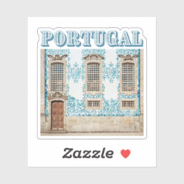 Portugal Azulejo Tiles, Travel Sticker シール