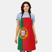 Portugal Flag エプロン (着用した状態)
