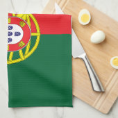 Portugal Flag キッチンタオル (四つ折り)