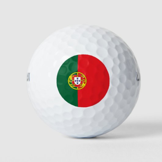 Portugal Flag ゴルフボール (正面)