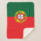 Portugal Flag シェルパブランケット (正面)