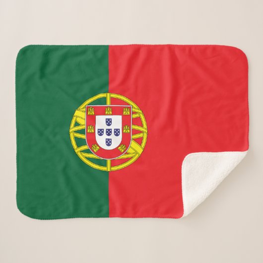 Portugal Flag シェルパブランケット (正面(横))