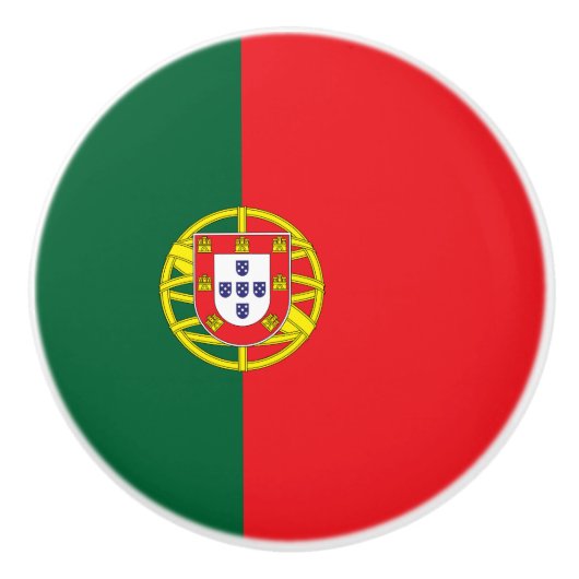 Portugal Flag セラミックノブ (正面)