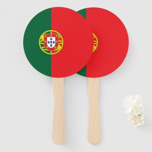 Portugal Flag ハンドファン (正面&裏面)