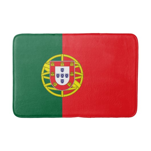 Portugal Flag バスマット (正面)