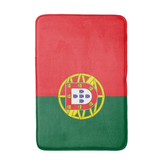 Portugal Flag バスマット (正面縦)