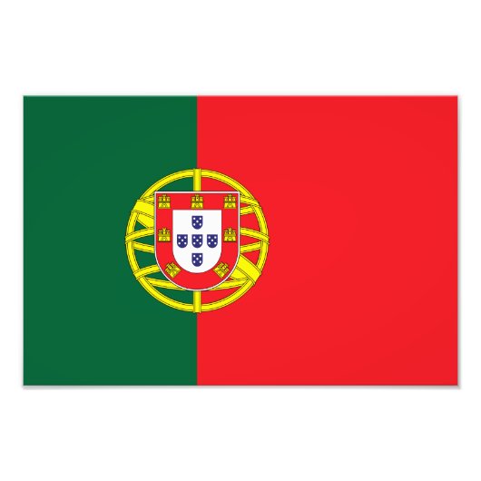 Portugal Flag フォトプリント (正面)
