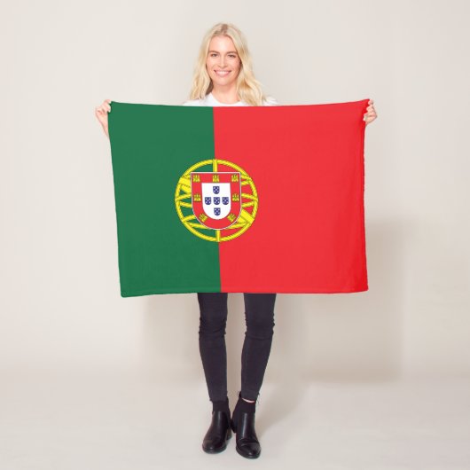 Portugal Flag フリースブランケット (インサイチュ)