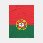 Portugal Flag フリースブランケット (正面)