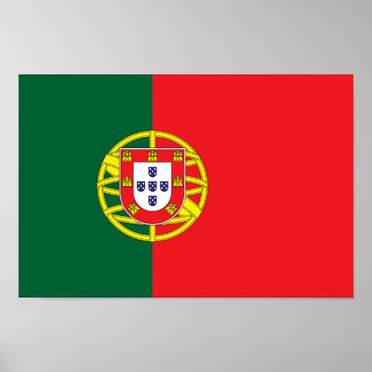 Portugal Flag ポスター (正面)