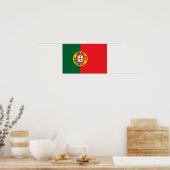 Portugal Flag ポスター (キッチン)