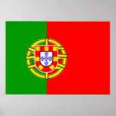 Portugal Flag ポスター (正面)