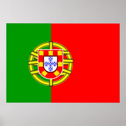 Portugal Flag ポスター (正面)