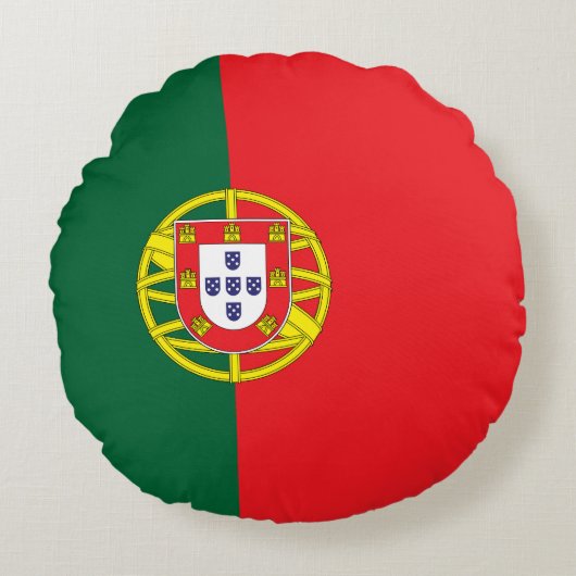 Portugal Flag ラウンドクッション (正面)