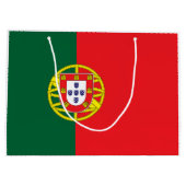 Portugal Flag ラージペーパーバッグ (裏面)