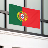 Portugal Flag 横断幕 (ビルの外側)