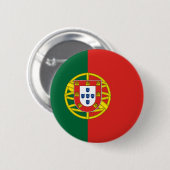 Portugal flag 缶バッジ (正面&裏面)
