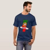 Portugal flag map Tシャツ (正面フル)