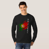 Portugal Heroic Flag Portuguese Pride Portuguese R Tシャツ (正面フル)