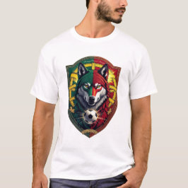 Portugal Iberian Wolf Glory Tee, National  Gift Tシャツ