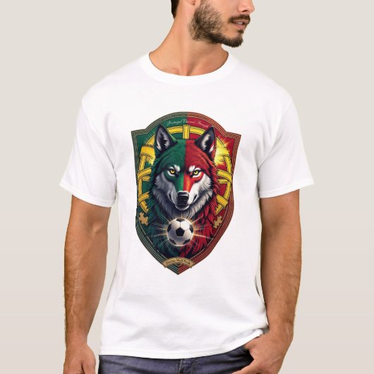 Portugal Iberian Wolf Glory Tee, National  Gift Tシャツ (正面)