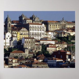Portugal, Oporto (Porto). Historic houses and ポスター