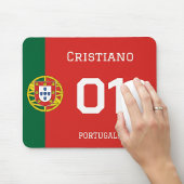 Portugal Soccer Legend Custom Name Desk Mat  マウスパッド