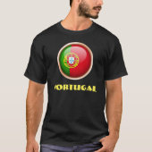 PORTUGAL Special Customizable Black Tシャツ (正面)