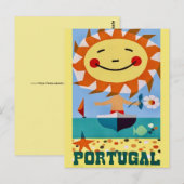 Portugal Travel Poster Postcard ポストカード (正面/裏面)