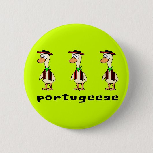 Portugeeseボタン 缶バッジ (正面)