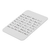 PORTUGESE ALPHABET LETTERS SYMBOLS LANGUAGES マグネット (左側)