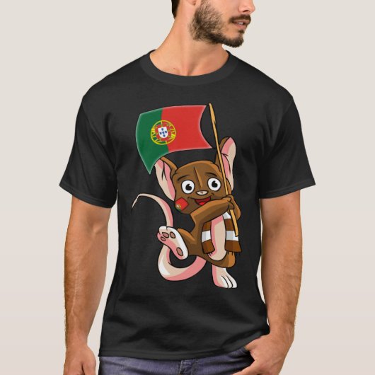 Portugese Fan Mouse Tシャツ (正面)