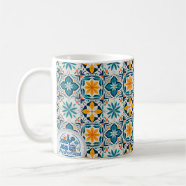 Portuguese Azulejo Mug – Traditional Tile Pattern  コーヒーマグカップ