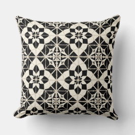 Portuguese Azulejo Tile Pattern Throw Pillow – Bla クッション