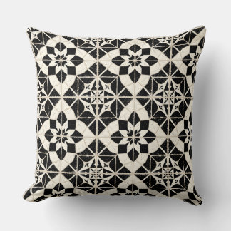 Portuguese Azulejo Tile Pattern Throw Pillow – Bla クッション