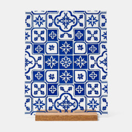 Portuguese Blue Azulejo Tile Acrylic Sign – Tradit アクリルサイン