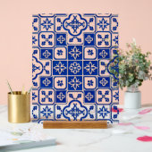 Portuguese Blue Azulejo Tile Acrylic Sign – Tradit アクリルサイン (ウェディング)