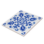 Portuguese Blue Tile central round medallion タイル (側面)
