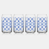 Portuguese Blue Tile Monogram  ガラス缶 (右)
