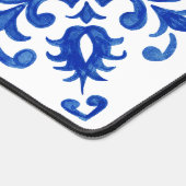 Portuguese Blue Tile Monogram  デスクマット (コーナー)