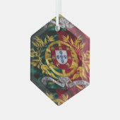 Portuguese designs ceramic ornament ガラスオーナメント (正面左)