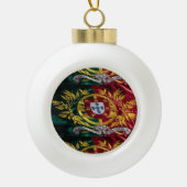 Portuguese designs ceramic ornament セラミックボールオーナメント (正面)