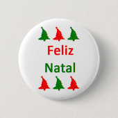 portuguese feliz natal 缶バッジ (正面)