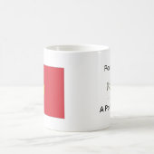 Portuguese Flag Mug With name of Portuguese Anthem コーヒーマグカップ (中央)