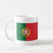 Portuguese Flag Mug With name of Portuguese Anthem コーヒーマグカップ (左)