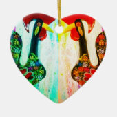 Portuguese folk art セラミックオーナメント (正面)