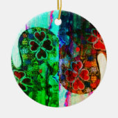 Portuguese folk art セラミックオーナメント (正面)