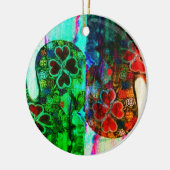 Portuguese folk art セラミックオーナメント (左)